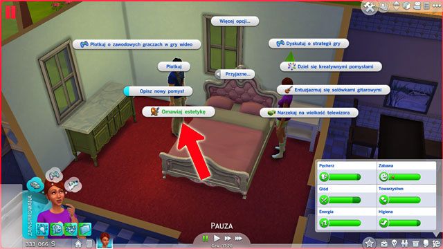 Po kolejnym awansie zostaniesz Znawcą sztuk pięknych (8 B) - Sims 4: Malarz - kariera, porady - Sims 4 - poradnik do gry