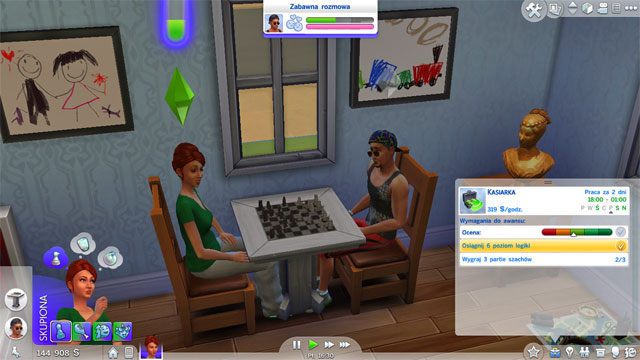 Zostając Kasiarzem (8 A) otrzymujesz bardzo ciekawą nagrodę - skradziony naszyjnik umieszczony w gablocie - Sims 4: Przestępca - kariera, porady - Sims 4 - poradnik do gry