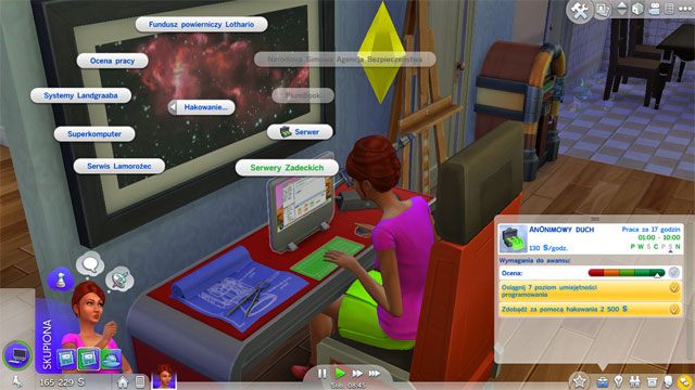 Awans na Elitarnego hakera (7 B) wymaga osiągnięcia 8 - Sims 4: Przestępca - kariera, porady - Sims 4 - poradnik do gry