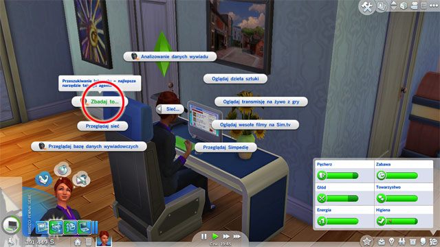 Następnie zostajesz Tajnym agentem (7) - Sims 4: Tajny agent - kariera, porady - Sims 4 - poradnik do gry