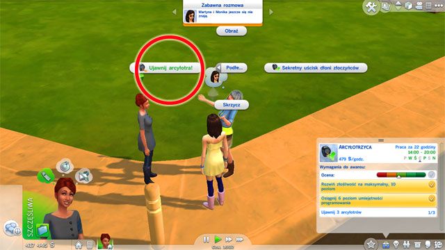 Po awansie na Arcyłotra (10 B) możesz tu awansować jeszcze stopień wyżej - Sims 4: Tajny agent - kariera, porady - Sims 4 - poradnik do gry