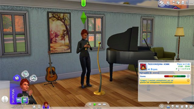 Będąc Trzeciorzędnym komikiem (3) musisz zdobyć 3 - Sims 4: Rozrywkowa kariera, porady - Sims 4 - poradnik do gry