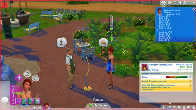 Po awansie na Artystę otwierającego (4) musisz zdobyć 3 - Sims 4: Rozrywkowa kariera, porady - Sims 4 - poradnik do gry