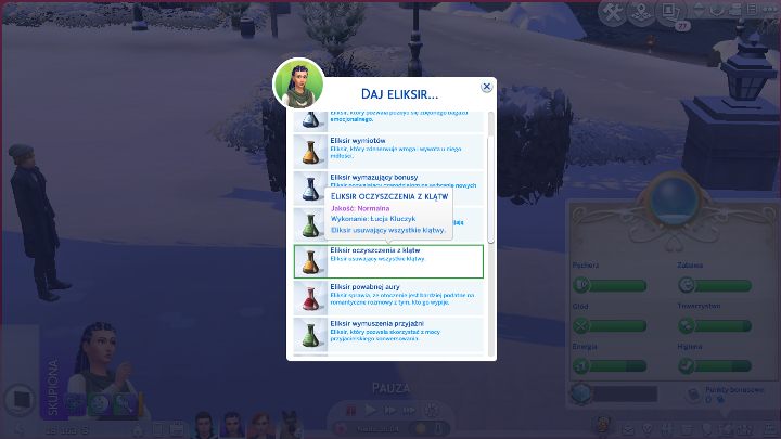 Jednym ze sposobów jest wypicie odpowiedniej mikstury. - Sims 4 Kraina Magii: Klątwy - Sims 4 - poradnik do gry
