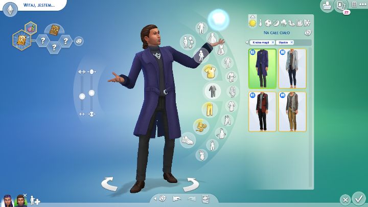 Nowe ubrania podkreślają prestiż czarodzieja. - Sims 4 Kraina Magii: Nowe aspiracje, ubrania, śmierć, różdżki, miotły - Sims 4 - poradnik do gry