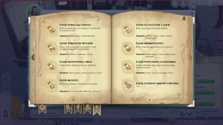 Jeśli wybrane czarodziejskie bonusy Ci nie odpowiadają, możesz odzyskać wszystkie wydane punkty bonusowe - Sims 4 Kraina Magii: Czarodzieje - nowa rasa - Sims 4 - poradnik do gry