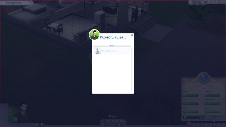 Możesz przygotować eliksiry, do których znasz przepisy. - Sims 4 Kraina Magii: Eliksiry - Sims 4 - poradnik do gry