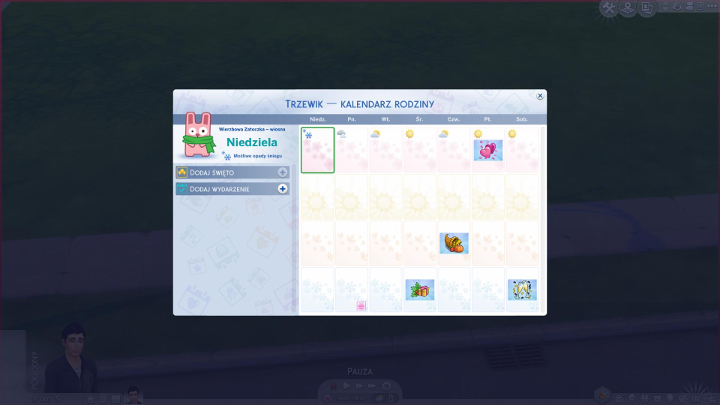 W kalendarzu możesz sprawdzić wszystkie nadchodzące święta - Sims 4 Cztery pory roku: Kalendarz - Sims 4 - poradnik do gry