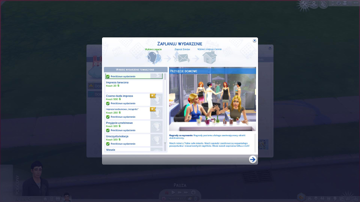 Oprócz tego możesz zaplanować wydarzenie - np - Sims 4 Cztery pory roku: Kalendarz - Sims 4 - poradnik do gry