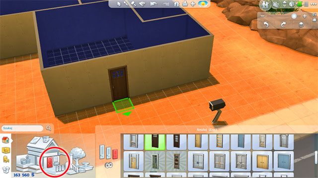 Umieść drzwi wejściowe, a także drzwi pomiędzy poszczególnymi pomieszczeniami - Sims 4: Budowanie domu, porady - Sims 4 - poradnik do gry