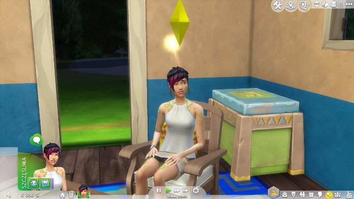 W trakcie wykonywania zadań (czyli pokonywania kolejnych przejść dżungli) albo podczas aktywacji obiektów interaktywnych w świątyniach, twój Sim może zostać zatruty - Sims 4 Przygoda w dżungli: Eksploracja dżungli, porady - Sims 4 - poradnik do gry