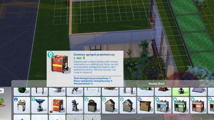 Agregat ma bardzo wysoki ślad ekologiczny przemysłowy. - Sims 4 Życie Eko: Ślad ekologiczny - jak osiągnąć zielony i przemysłowy? Porady - Sims 4 - poradnik do gry