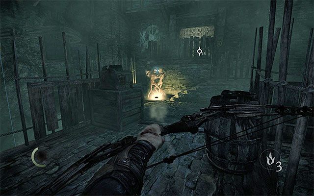 Potwory możesz między innymi podpalić - Przeprawa przez katakumby - opis | Rozdział 7 (Ukryte Miasto) | Solucja Thief - Thief - poradnik do gry