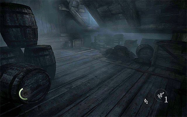 Boczne pomieszczenie skrywa kilka nowych przedmiotów - Przeprawa przez drugą część Światła Brzasku - opis | Rozdział 8 (Światło Brzasku) - Thief - poradnik do gry