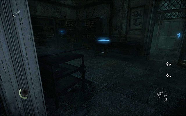 Centralne północne pomieszczenie - Odnalezienie klucza na oddziale dla mężczyzn | Rozdział 5 (Opuszczeni - The Forsaken) - Thief - poradnik do gry