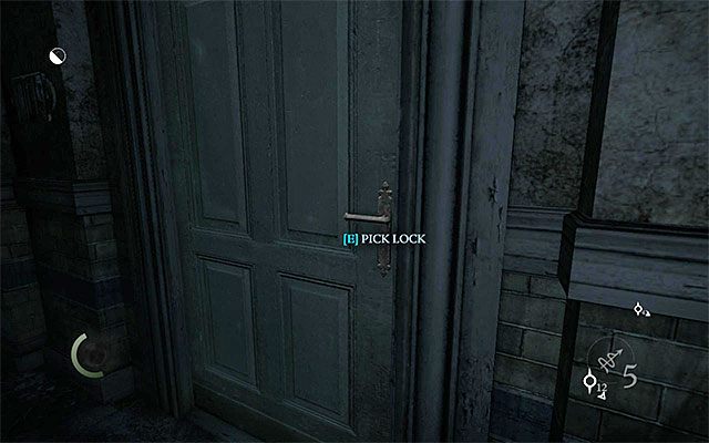 Część z zachodnich pomieszczeń wymaga skorzystania z wytrychów - Odnalezienie klucza na oddziale dla mężczyzn | Rozdział 5 (Opuszczeni - The Forsaken) - Thief - poradnik do gry