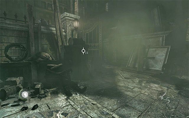 Wyjście ze zniszczonego placu - Przedostanie się do wnętrza wieży warownej | Rozdział 4 (Przyjaciel w potrzebie) - Thief - poradnik do gry