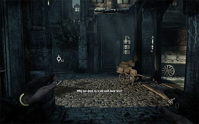 Po dotarciu do głównej ulicy udaj się prosto - Podążanie za Erin | Prolog w Thief - Thief - poradnik do gry