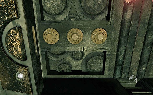 Prawidłowa pierwsza kombinacja to 319 - Zresetowanie mechanizmu i wprowadzenie pierwszej części kombinacji | Rozdział 4 (Przyjaciel w potrzebie) - Thief - poradnik do gry