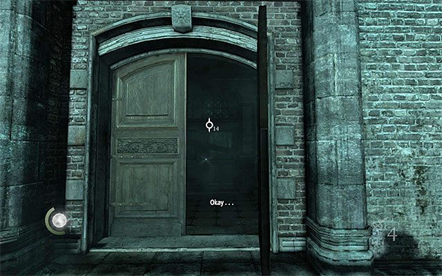 Główne wejście stanie się dostępne dopiero po kilku chwilach - Przedostanie się do wnętrza zakładu dla obłąkanych | Rozdział 5 (Opuszczeni - The Forsaken) - Thief - poradnik do gry