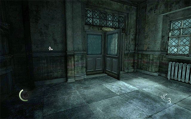 Po załatwieniu wszystkich spraw wybierz drzwi wyjściowe zlokalizowane w północno-zachodnim narożniku jadalni [Moira Asylum - Womens Ward] - Dotarcie do oddziału dla kobiet | Rozdział 5 (Opuszczeni - The Forsaken) - Thief - poradnik do gry