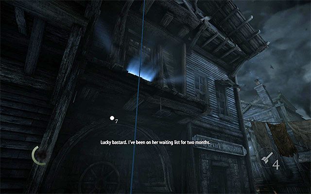 Przejście po belkach pozwoli Garrettowi zbliżyć się do sznura - Przynęta na rekina | Poboczne zlecenia (Jobs) - Basso | Solucja Thief - Thief - poradnik do gry