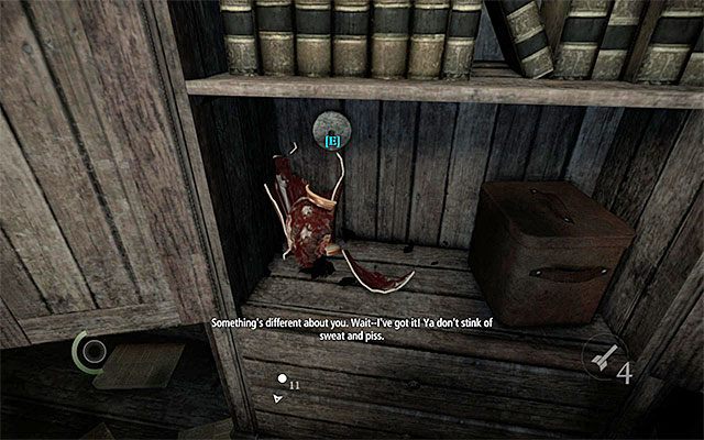 Podnieś leżący na ziemi portret (Pocket Portrait - 10G), kucnij i przejdź do sąsiedniego pomieszczenia - Przynęta na rekina | Poboczne zlecenia (Jobs) - Basso | Solucja Thief - Thief - poradnik do gry