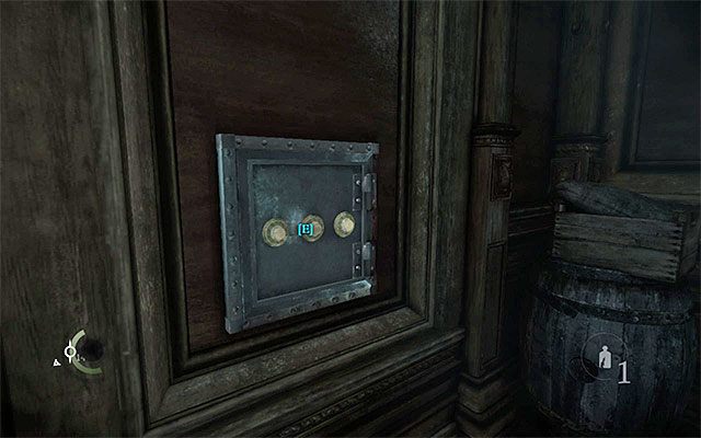 Jedynie prawy sejf (ten, który jest zamknięty) skrywa skarby - Dotarcie do sali ceremonialnej - opis | Rozdział 6 (Człowiek na rozstajach) - Thief - poradnik do gry