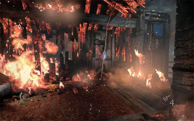 Jeśli wpadłeś do budynku to będziesz się musiał z niego szybko wydostać - Przedostanie się na drugą stronę mostu | Rozdział 6 (Człowiek na rozstajach) - Thief - poradnik do gry