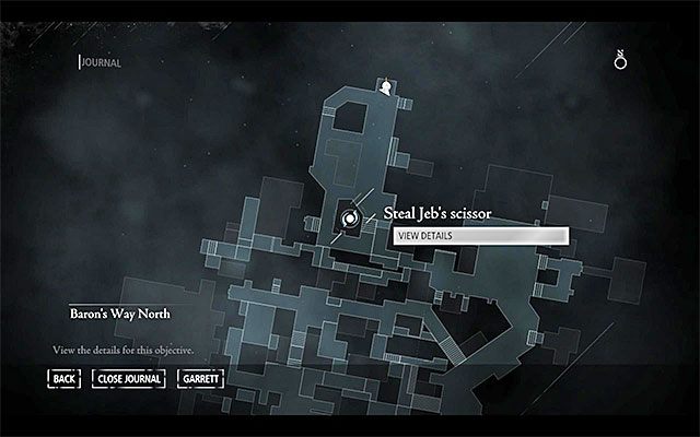 Cel podróży pokazany został na powyższym obrazku - jest on zlokalizowany w północnej części Południowej Dzielnicy (South Quarter) miasta, a konkretnie w lokacji [South Quarter / Riverside - Canal] - Palec boży | Poboczne zlecenia (Jobs) - Basso | Solucja Thief - Thief - poradnik do gry