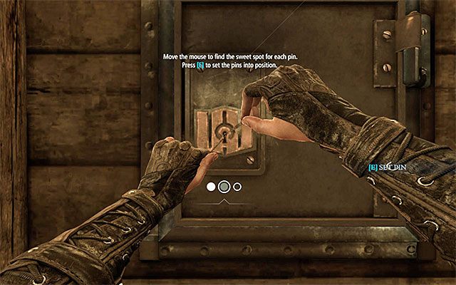 Mini-gra związana z otwieraniem zamków jest bardzo prosta - Początek | Prolog w Thief - Thief - poradnik do gry