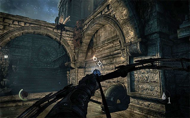 Gra ostrzeże Cię w tym miejscu o tym, że nie możesz zbyt szybko przemieszczać się podczas stąpania po wodzie, tak więc upewnij się, że masz wciśnięty klawisz/przycisk powolnego poruszania się i że dodatkowo kucasz - Przeprawa przez ogrody | Prolog w Thief - Thief - poradnik do gry