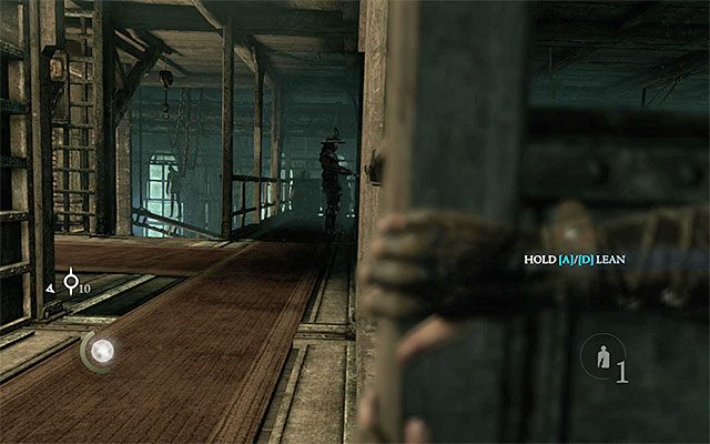 Wartownik rozstawiony na górnym poziomie - Przeprawa przez pierwszą część odlewni | Rozdział 2 (W proch się obrócisz) - Thief - poradnik do gry