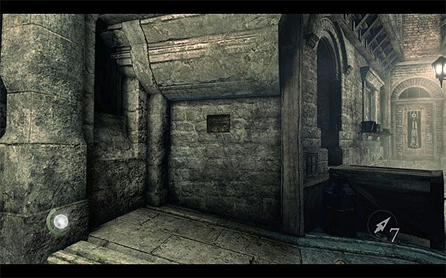 Tabliczkę przyczepiono do jednej ze ścian banku - Tablice dziedzictwa Miasta | Znajdźki, sekretne obszary i wyzwania w Thief - Thief - poradnik do gry