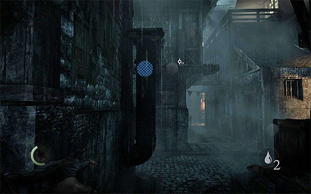 Wybranie górnych kładek po raz kolejny ułatwi ci uniknięcie wykrycia - Druga część podróży do wieży zegarowej | Rozdział 1 (Blokada - Lockdown) - Thief - poradnik do gry