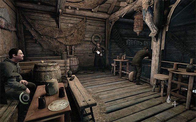 Vittori przebywa na piętrze tawerny - Karnawał | Poboczne zlecenia (Jobs) - Basso | Solucja Thief - Thief - poradnik do gry