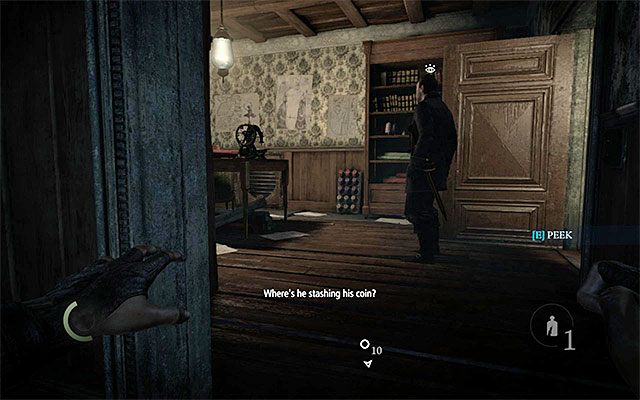 Na pierwszym piętrze regularnie pojawia się wartownik - Szyte ręcznie | Poboczne zlecenia (Client Jobs) - Ector | Solucja Thief - Thief - poradnik do gry