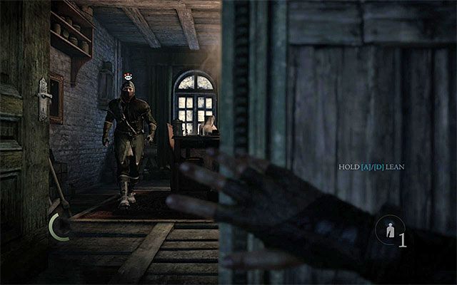 Wartownik pilnuje jednego z pomieszczeń na parterze - Kolekcjoner perwersji | Poboczne zlecenia (Client Jobs) - Vittori | Thief - Thief - poradnik do gry