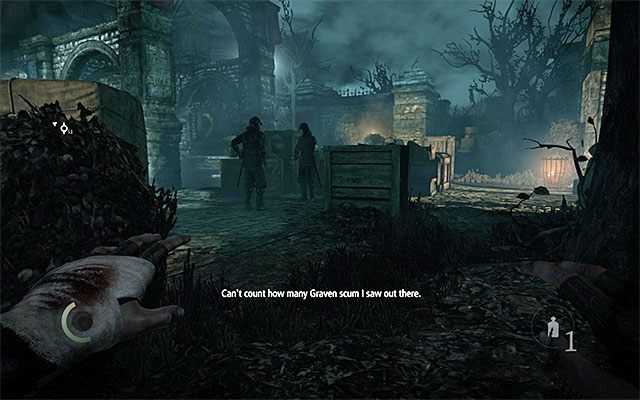 Wartownicy rozejdą się po krótkiej rozmowie - Eksploracja ogrodów posiadłości Barona - opis | Rozdział 6 (Człowiek na rozstajach) - Thief - poradnik do gry