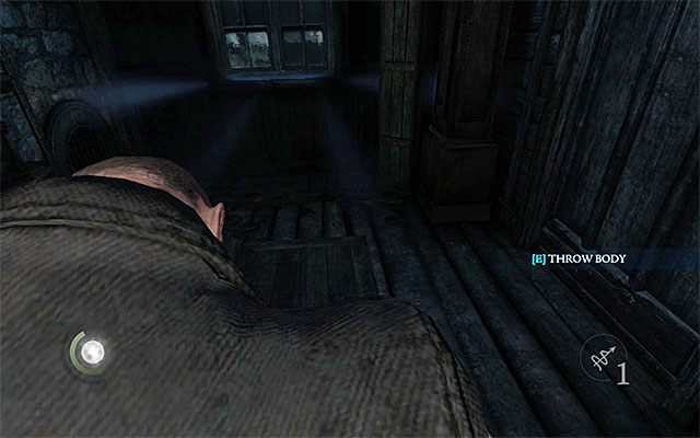 Ciało musisz umieścić na dużej płycie naciskowej - Wypatruj nagrody | Poboczne zlecenia (Jobs) - Basso | Solucja Thief - Thief - poradnik do gry