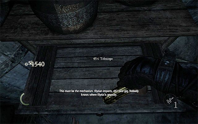 Poszukiwany teleskop - Wypatruj nagrody | Poboczne zlecenia (Jobs) - Basso | Solucja Thief - Thief - poradnik do gry