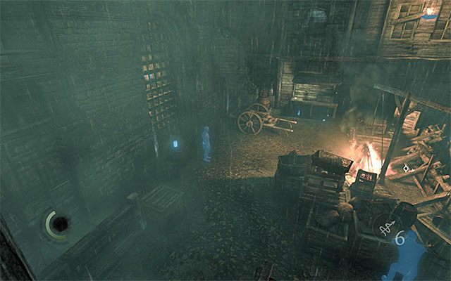 Główny dziedziniec jest niestety doskonale pilnowany - Przedostanie się do wnętrza katedry | Rozdział 7 (Ukryte Miasto) | Solucja Thief - Thief - poradnik do gry