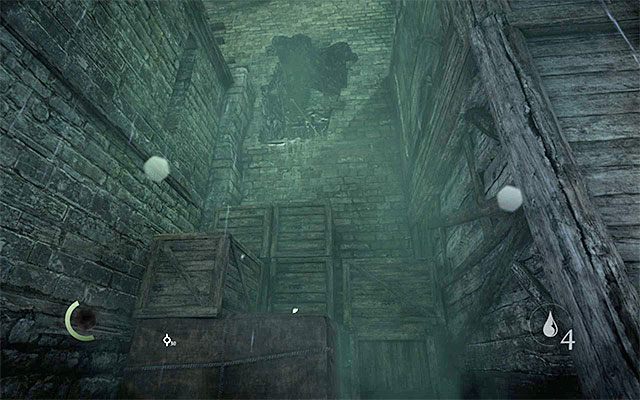 Obie opisane powyżej ścieżki pozwolą zbliżyć się Garrettowi do bocznego dziedzińca - Przedostanie się do wnętrza katedry | Rozdział 7 (Ukryte Miasto) | Solucja Thief - Thief - poradnik do gry