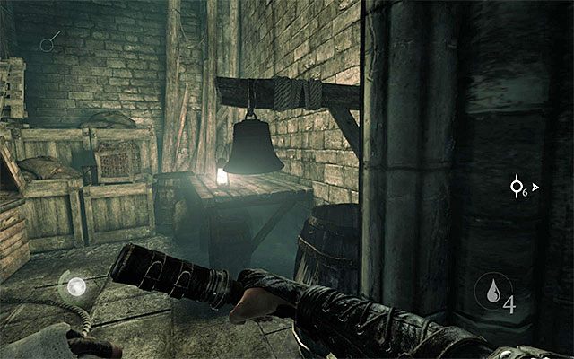 Dzwon - Dotarcie do głównej sali katedry | Rozdział 7 (Ukryte Miasto) | Solucja Thief - Thief - poradnik do gry