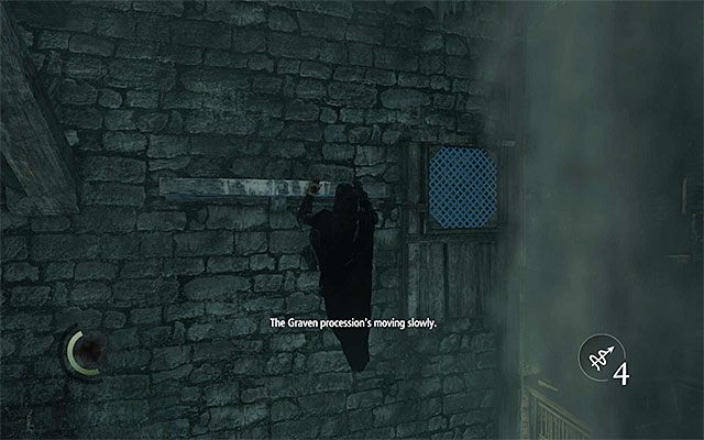 Doskocz do krawędzi - Skorzystanie z windy towarowej | Rozdział 7 (Ukryte Miasto) | Solucja Thief - Thief - poradnik do gry