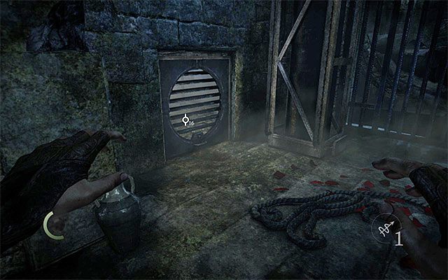 Ostatni możliwy wariant zachowania jest w mojej ocenie najciekawszy, albowiem pozwoli ci on uniknąć wrogów z drugiej grupy i rozpocząć eksplorację drugiej części podziemi w najlepszym miejscu - Przeprawa przez pierwszą część podziemi | Rozdział 3 (Brudne tajemnice) | Thief - Thief - poradnik do gry