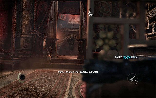 Okoliczny wartownik obserwuje niestety główną salę - Zbadanie dolnego poziomu domu publicznego | Rozdział 3 (Brudne tajemnice) - Thief - poradnik do gry