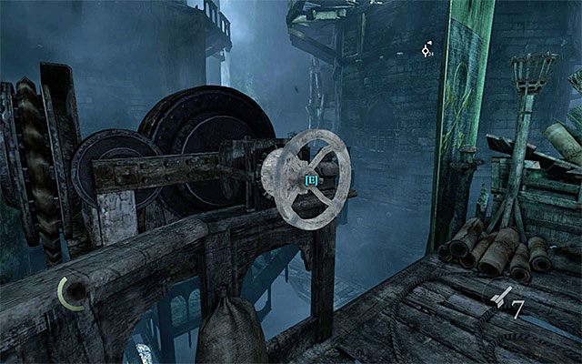 Pokrętło przy wieży 1 - Dotarcie do wnętrza centralnej wieży | Rozdział 3 (Brudne tajemnice) | Thief - Thief - poradnik do gry