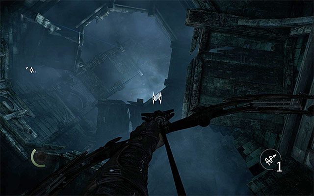 Nie śpiesz się z dotarciem do górnej części ruin, bo na Twojej drodze stanie dwóch kolejnych wrogów - Wydostanie się z pradawnych ruin | Rozdział 3 (Brudne tajemnice) | Solucja Thief - Thief - poradnik do gry