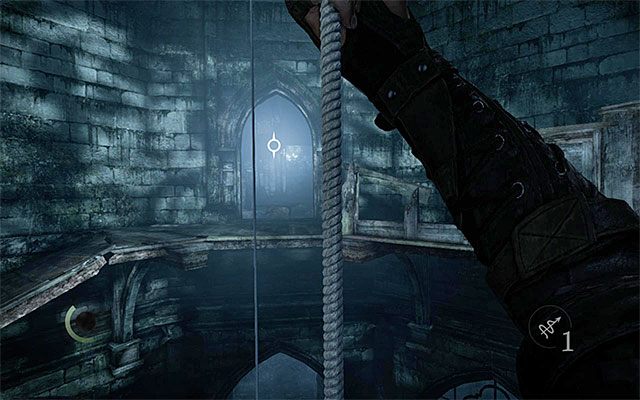 Nowe przejście na górnym piętrze - Wydostanie się z pradawnych ruin | Rozdział 3 (Brudne tajemnice) | Solucja Thief - Thief - poradnik do gry